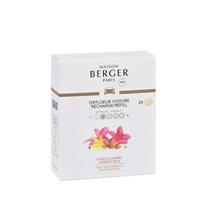 Soleil d'Ambre - Cofanetto 2 Ricariche per diffusore Auto 125ml - Maison Berger