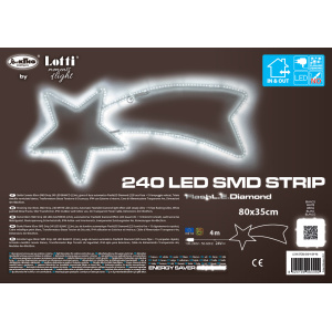Cometa 80x35cm SMD Strip FlashLED Diamond Bianco Freddo - Lotti - immagine 6