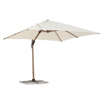 Ombrellone Orion palo laterale 3x3 nat-beige - Bizzotto