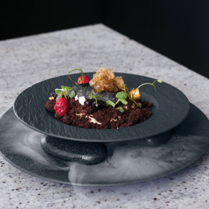 Manufacture Rock piatto pasta 28x28x5cm nero - immagine 3