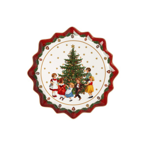 Toy's Fantasy Piatto pasticcini fondo, Bambini che danzano, 39x39x3,5cm - Villeroy & Boch