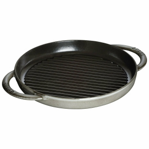 BISTECCHIERA TONDA - GRILL PANS - 26 CM, GRIGIA induzione - Staub - immagine 3