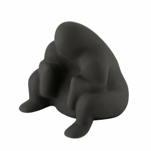 Fermaporta Dédé nero - Alessi - immagine 3