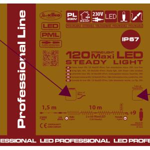 Catenaria 10m MXL-H 120 MaxiLED (30F) FlashLED Diamond Bianco freddo – Lotti - immagine 6
