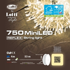 Catenaria 53m XTLG 750 MiniLED cavo trasparente luce Bianco Caldo – Lotti - immagine 10