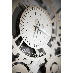 Orologio Fuso meccano ardesia e fango - Arti e Mestieri - immagine 2
