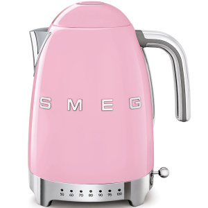 Bollitore elettrico temperatura regolabile rosa - Smeg - immagine 1