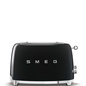 Tostapane 2 fette Nero lucido - Smeg