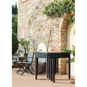 Tavolo Quatris 70 x 70 grigio antico - Vermobil - immagine 4