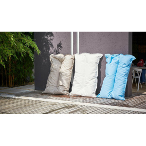 Ulisse - cuscino galleggiante da esterno in texfil bianco/beige - Fiam - immagine 4