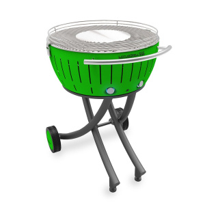 Lotus Grill XXL verde con carrello - immagine 1