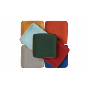 Piattino quadrato fango Mediterraneo – Novità Home - immagine 3