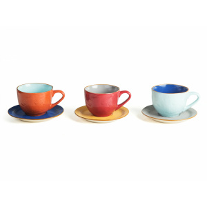 Set 6 tazze the/caffè macchiato Mediterraneo - Novità Home - immagine 4