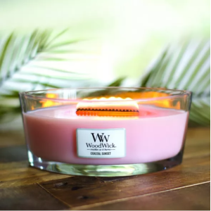 Coastal Sunset - Candele Ellipse con Hearthwick Flame - WoodWick - immagine 3
