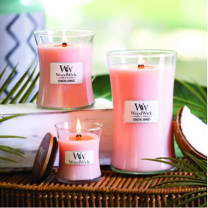 Coastal Sunset - Candele a clessidra piccola con Pluswick Innovation - WoodWick - immagine 3