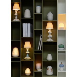 Lampada da tavolo Firefly Cactus. Bianco - Lladrò - immagine 5