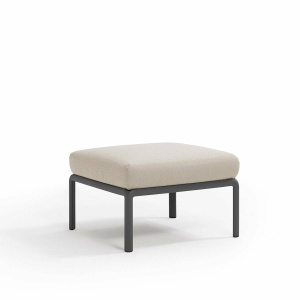 Salotto Komodo antracite cuscini beige - Nardi - immagine 4