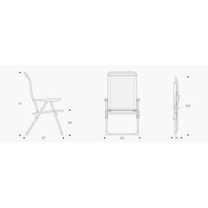 Poltrona Alu Cham Batyline® Iso Seigle II - Lafuma - immagine 5