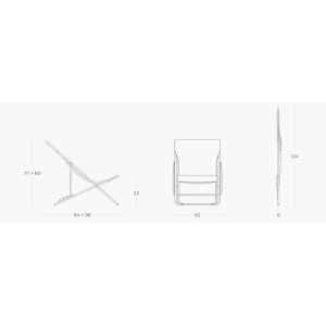Sedia Balcony Batyline® Iso Terre tubo titane - LaFuma - immagine 11