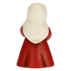 Contadina con coniglio Presepe Classico rosso - Thun - immagine 2