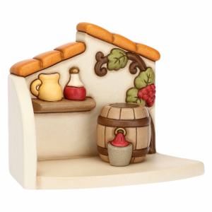 Bottega del vino in ceramica Presepe Classico - Thun - immagine 6
