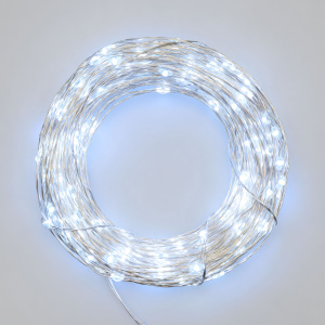 Catenaria 20m M-IR 200 MicroLED Telecomando 15F Bianco Freddo- Lotti - immagine 6