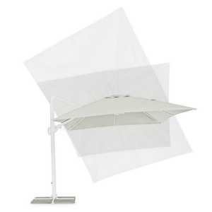Ombrellone Eden 300 x 400 telo naturale - Bizzotto - immagine 4