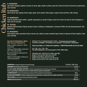 Chicken Rub barbecue 270 g – BBQ King - immagine 11