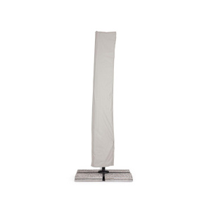 Ombrellone Aries 300 x 400 antracite telo naturale – Bizzotto - immagine 7
