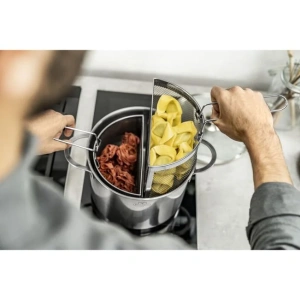 Pentola per pasta/asparagi - 24 cm, 18/10 acciaio inossidabile - Ballarini - immagine 9
