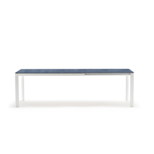 Tavolo Alfa allungabile 160/210/260 x 100 cm piano HPL effetto ardesia - Fiam - immagine 1