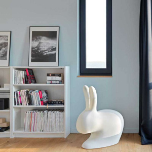 Sedia Coniglio dove grigio - Qeeboo - immagine 3