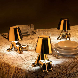 Lampada Fratelli d'oro Ron - Qeeboo - immagine 4