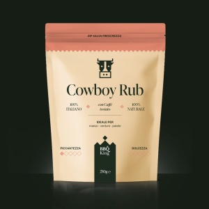 Cowboy Rub barbecue 250 g – BBQ King - immagine 1