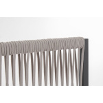 Paravento Paxon 180 x 120 cm antracite corda beige - Bizzotto - immagine 3