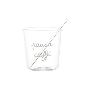 Set 4 bicchierini espresso Pausa Caffè in bianco - Simple day - immagine 3