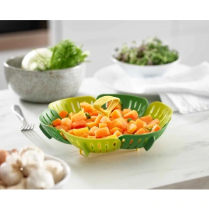 Cestello per cottura a vapore pieghevole Bloom verde - Joseph Joseph - immagine 3