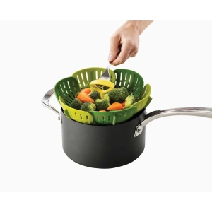 Cestello per cottura a vapore pieghevole Bloom verde - Joseph Joseph - immagine 5