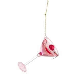 Addobbo in Vetro Cocktail Manhattan - Bizzotto - immagine 1