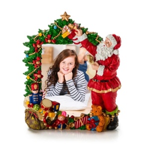 Portafoto Natalizio Babbo Natale 20x26 cm - Lamart