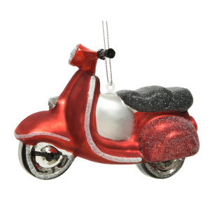 Addobbo in Vetro Vespa - Kaemingk - immagine 1