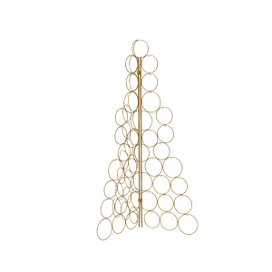 Albero di Natale in Metallo oro H118 cm - Kaemingk