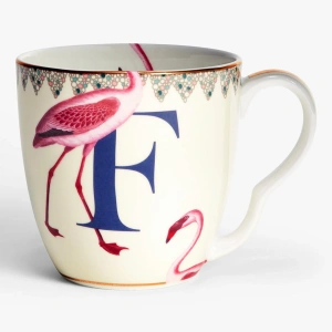 Mug Alfabeto F - Fenicottero - Yvonne Ellen