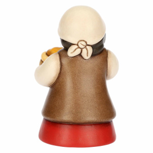 Venditrice di spezie, rosso, in ceramica Presepe Classico - Thun - immagine 3