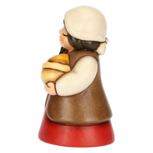 Venditrice di spezie, rosso, in ceramica Presepe Classico - Thun - immagine 5