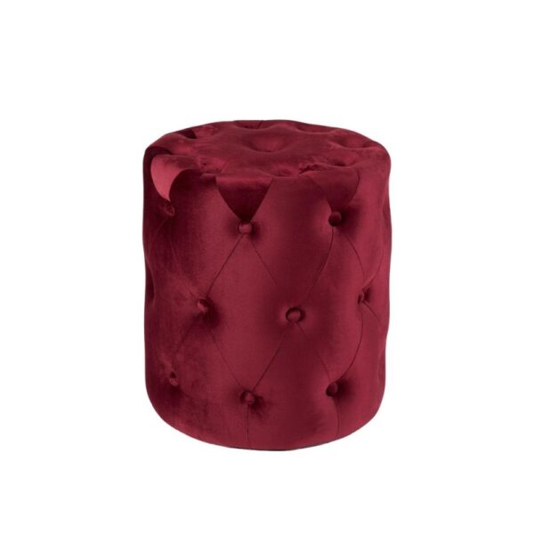 enzo-de-gasperi-pouf-velluto-rosso-h-45