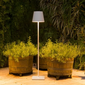 Lampada da Terra Poldina XXL bianco - Zafferano - immagine 3