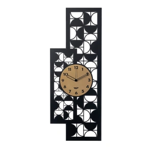 Orologio da parete Vogue nero e oro - Arti e Mestieri - immagine 1
