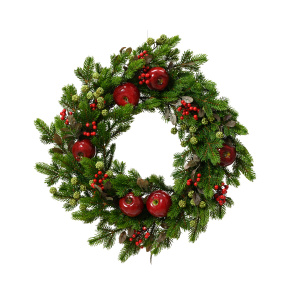 Corona con Mele Ø40 cm - Kaemingk