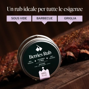 Berries Rub barbecue 250 g – BBQ King - immagine 3